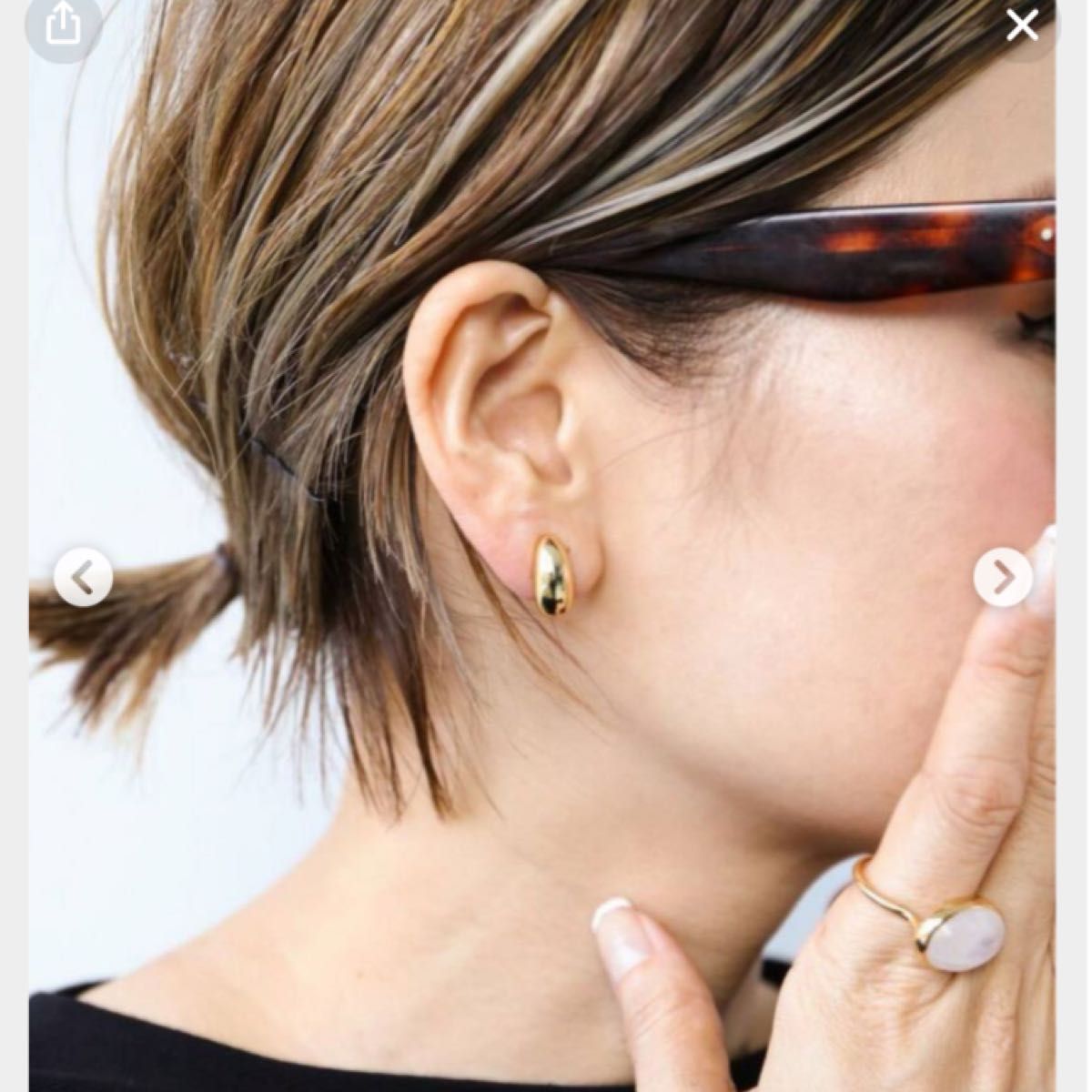 Deuxieme Classe DOME CLIP ON イヤリング Deuxieme Classe DOME CLIP ON イヤリング