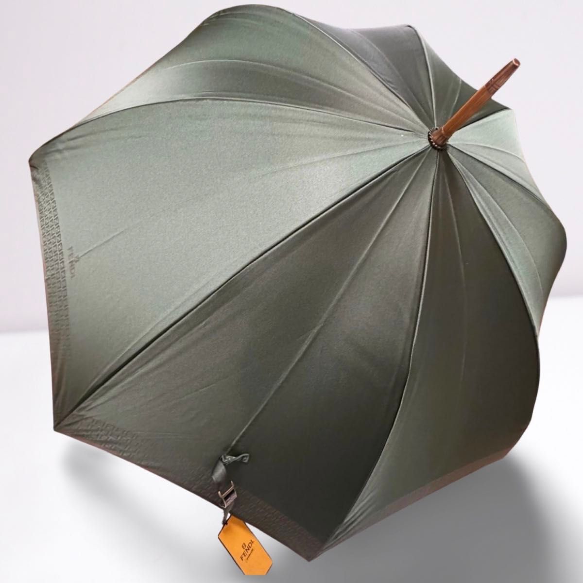 【限定1本】FENDI フェンディ 雨傘 長傘 ズッカ柄 FF柄 イタリア製 【限定1本】FENDI フェンディ 雨傘 長傘 ズッカ柄 FF柄 イタリア製
