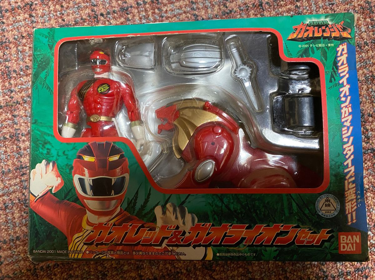 ガオレンジャー ガオレッド&ガオライオンセット 当時物 ガオレンジャー ガオレッド&ガオライオンセット 当時物