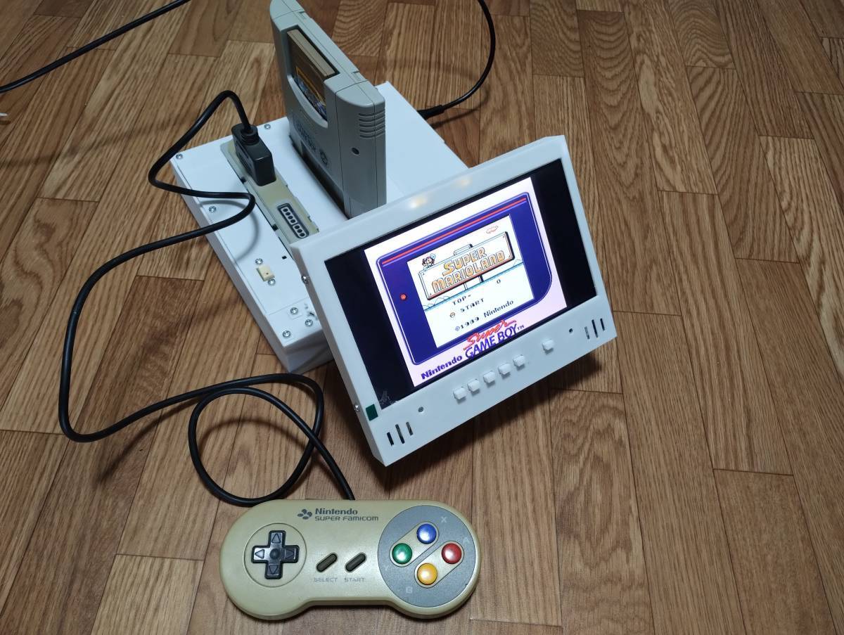 【好評にて期間延長】 液晶 本体 ファミコン スーパー 7インチ ゲームボーイ 出力 HDMI 本体、アクセサリー