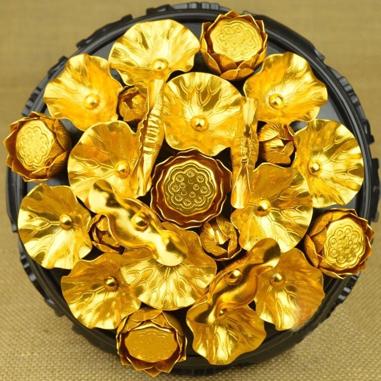 寺院用 アルミ製 鍍金 蓮花 仏教 仏具 仏壇・仏具 寺院用 アルミ製 鍍金 蓮花 仏教 仏具 仏壇・仏具
