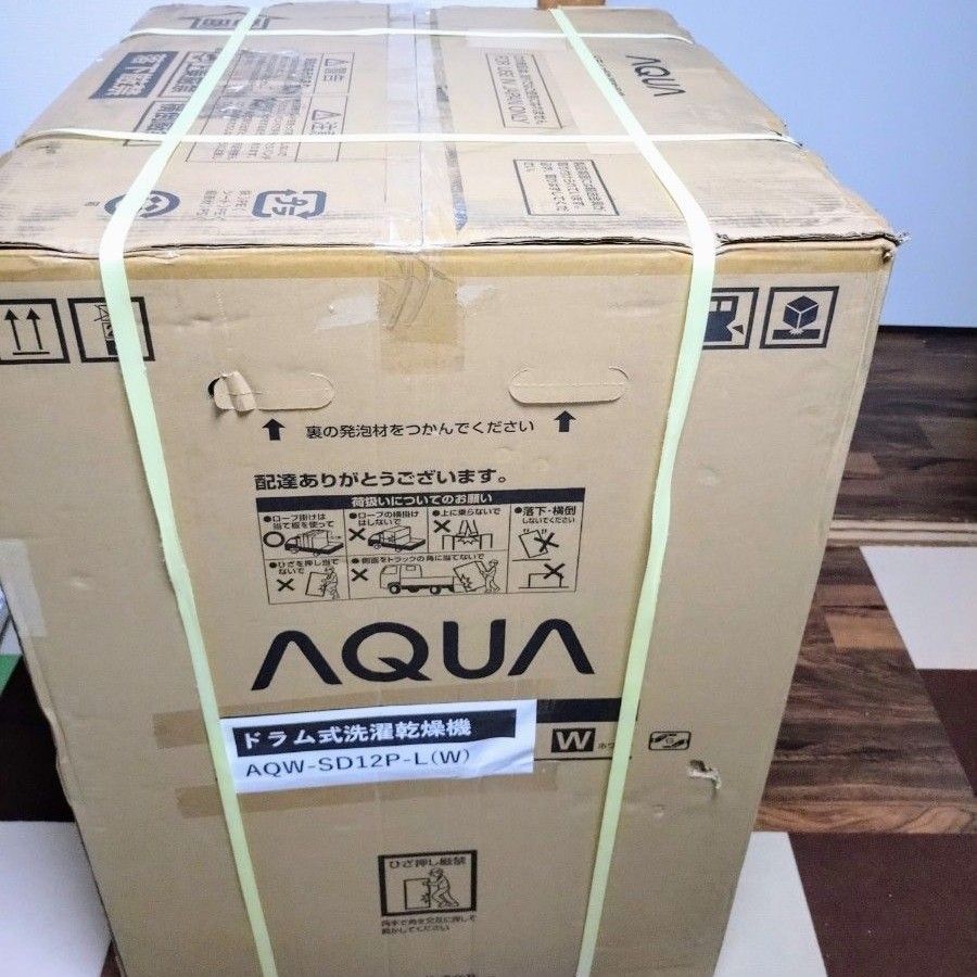 AQUA ドラム式洗濯乾燥機(ホワイト) AQW-SD12P-L アウトレット品 AQUA ドラム式洗濯乾燥機(ホワイト) AQW-SD12P-L アウトレット品
