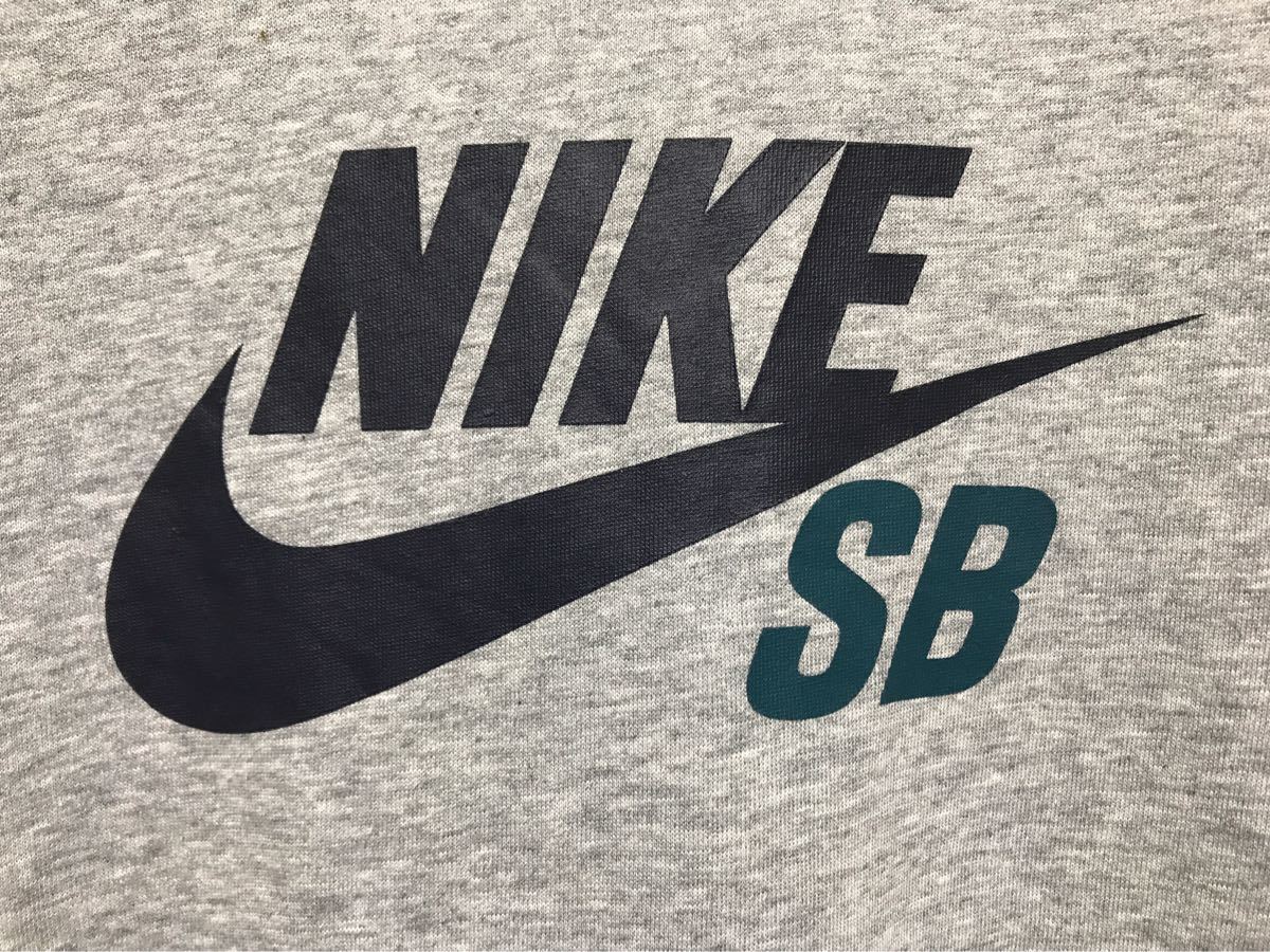 [即決古着]NIKE SB/ナイキエスビー/SKATEBOARDING/スケートボーディング/DRI-FIT/ドライフィット/ロゴTシャツ/半袖/ヘザーグレー/XLサイズ_画像3