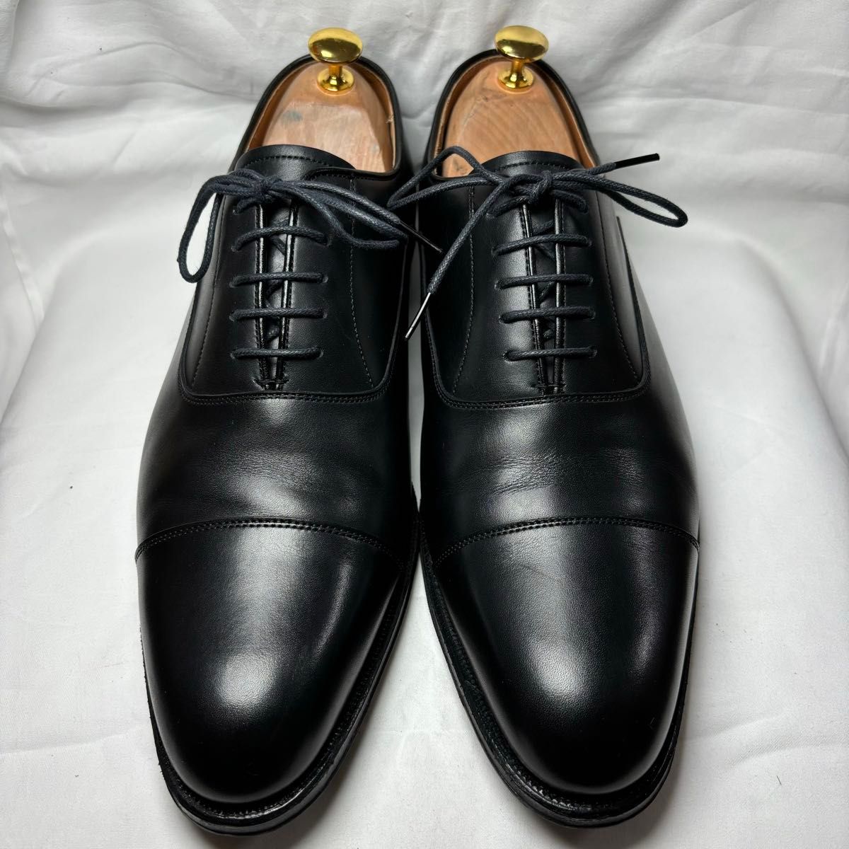 美品】シェットランドフォックス 3024 内羽根 ストレートチップ 美品】シェットランドフォックス 3024 内羽根 ストレートチップ