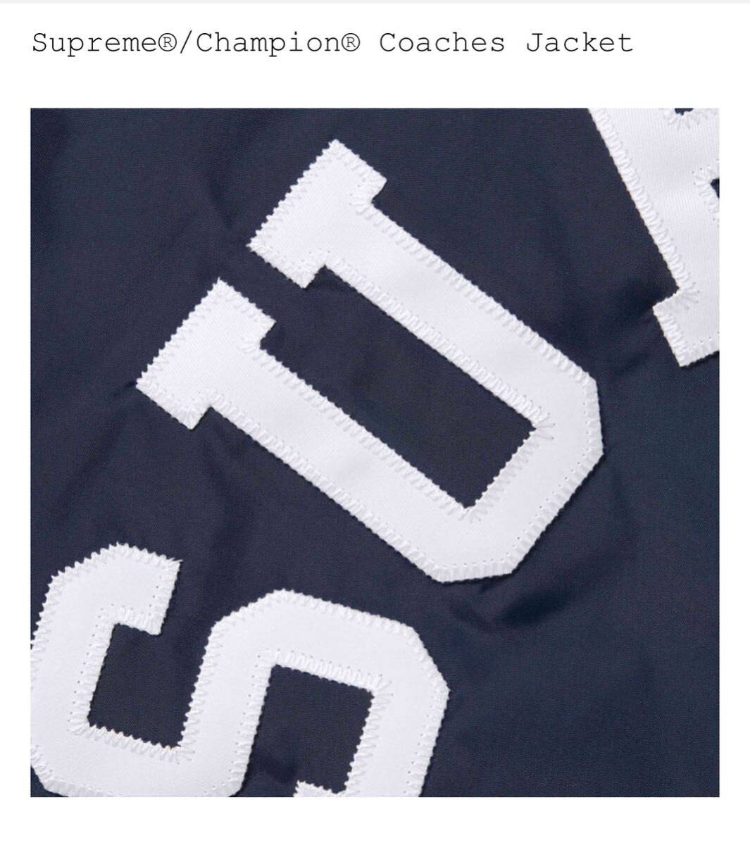 Supreme x Champion 2024SS Coaches Jacket Navy XLサイズ Supreme x Champion 2024SS Coaches Jacket Navy XLサイズ
