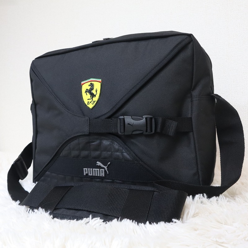 美品 PUMA FERRARI プーマ フェラーリ コラボ大容量ショルダー 美品 PUMA FERRARI プーマ フェラーリ コラボ大容量ショルダー