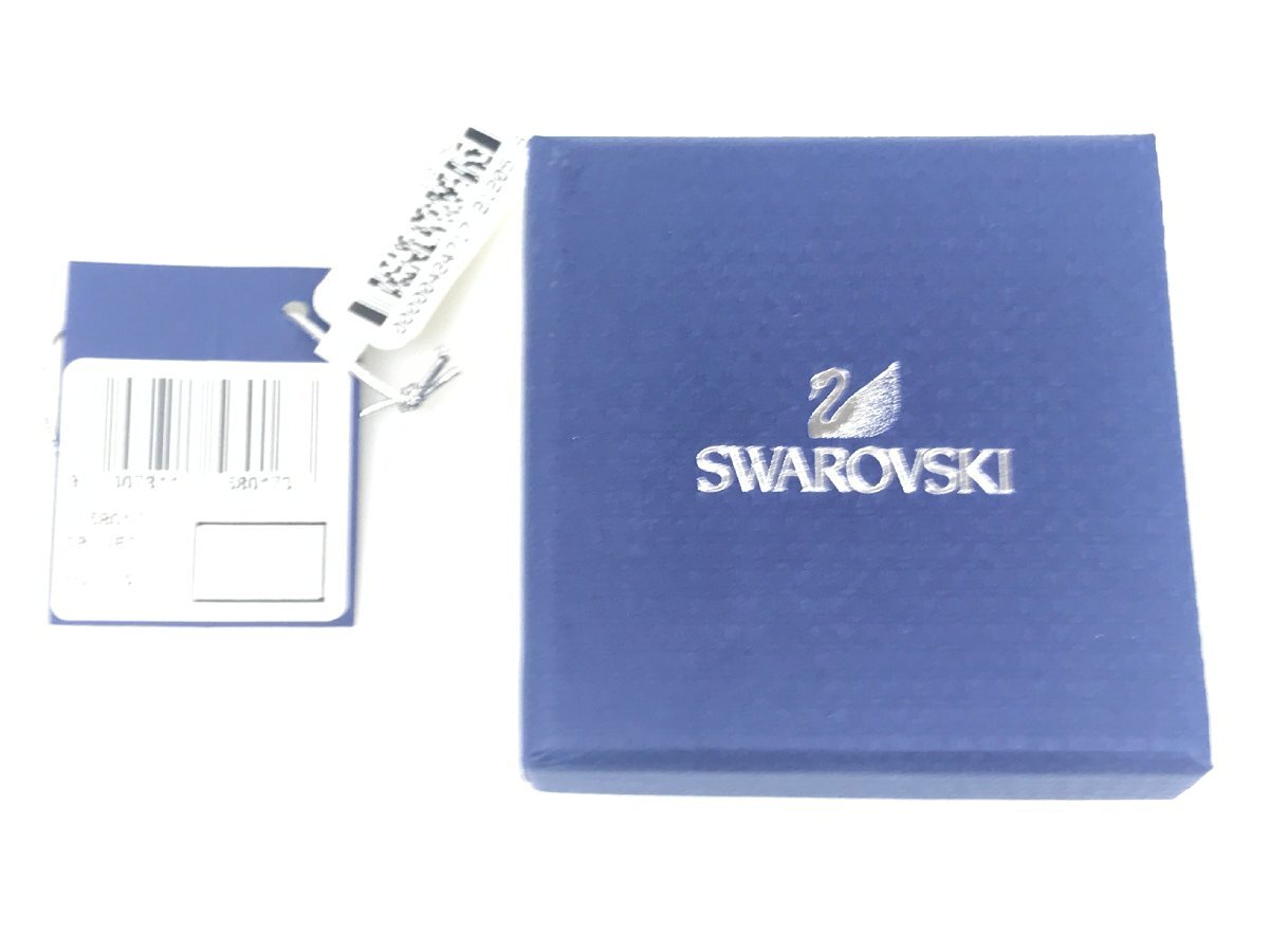  прекрасный товар Swarovski SWAROVSKI лента бабочка галстук Sue подвеска колье черный × серебряный цвет YAS-5943