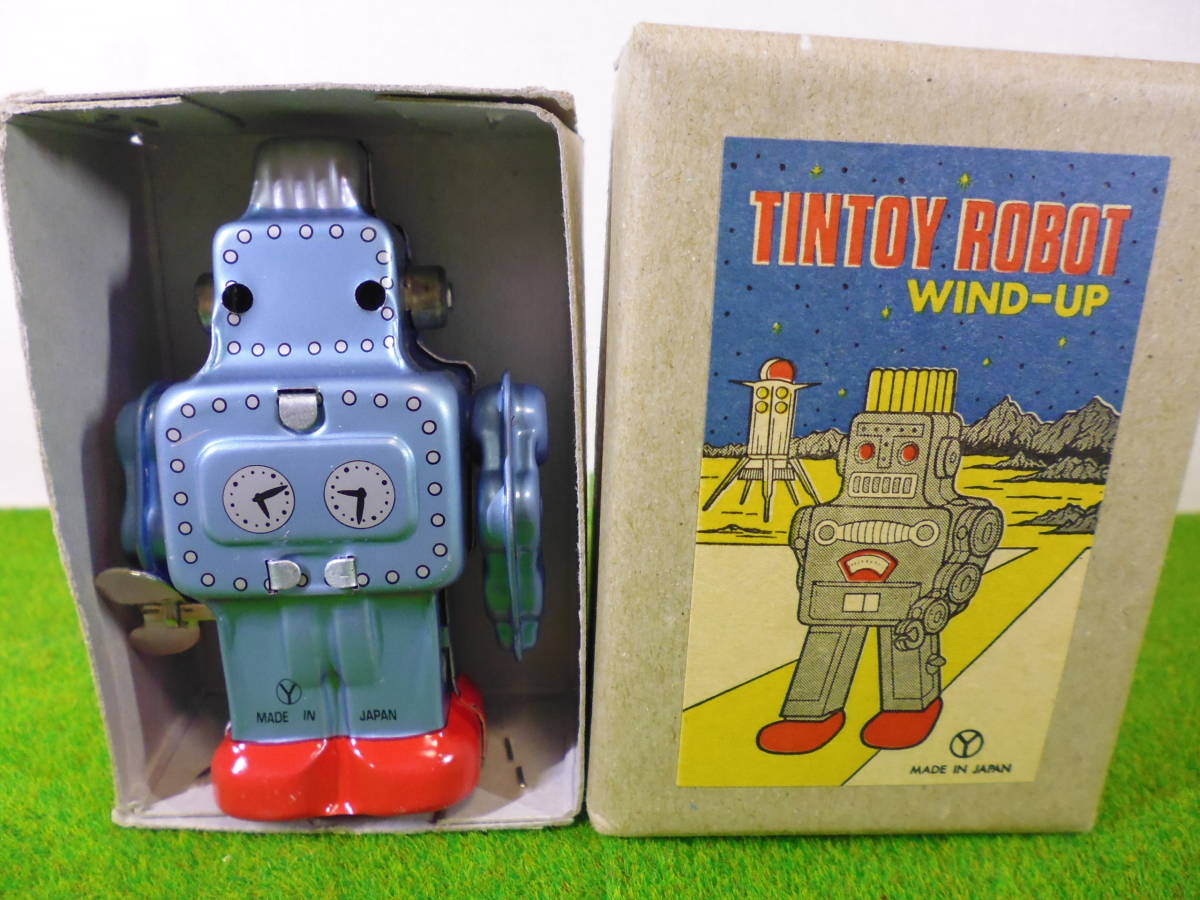  новый товар с ящиком TINTOY ROBOT WIND-UPzen мой сделано в Японии несколько пункт включение в покупку возможность!