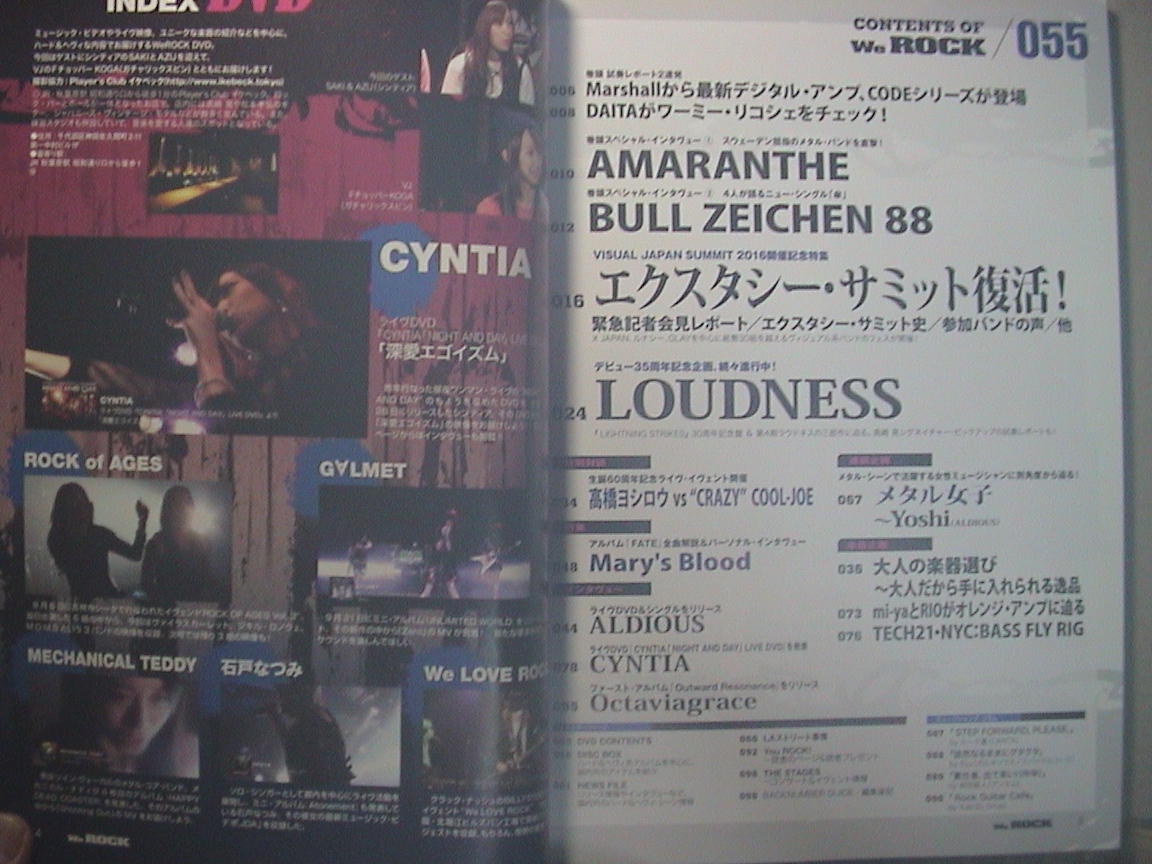 We ROCK Vol.55 エクスタシーサミット YOSHIKI ラウドネス DVD未開封_画像3