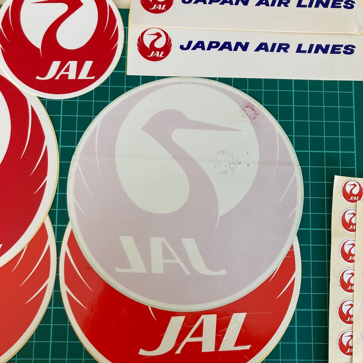 値下げ！【レア・新品】JAL 旧ロゴ 防水 ジャンボステッカー
