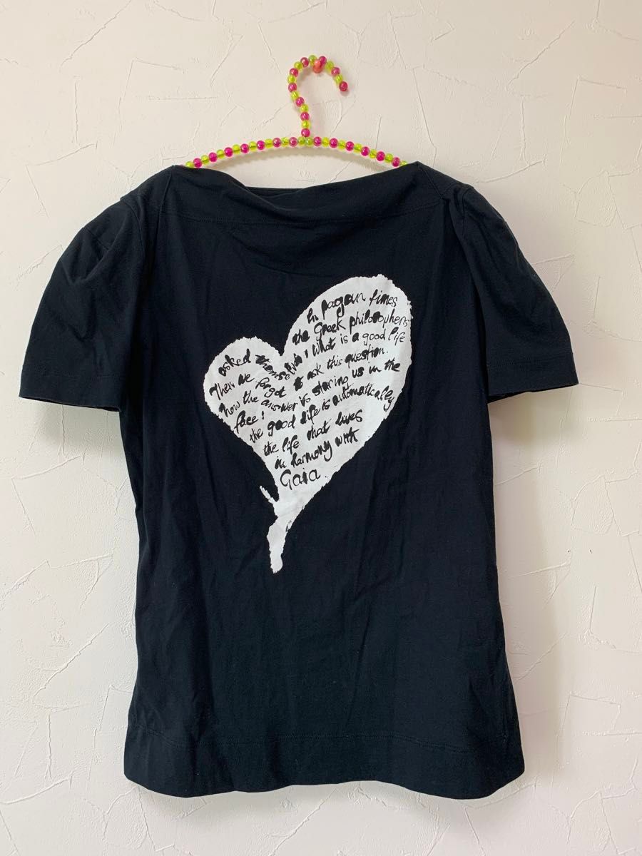 即発 Vivienne Westwood 半袖 Tシャツ XXS エンジェル ハート vivienne west wood ヴィヴィアン ウエストウッド Tシャツ