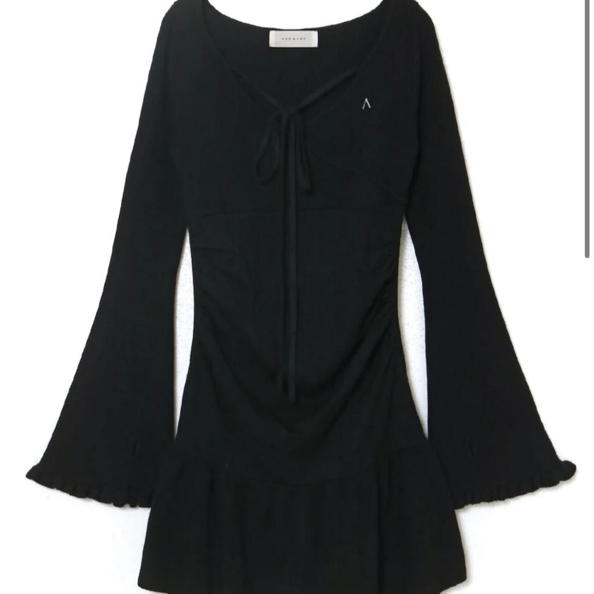 新品タグ付き andmary フレアニットミニワンピース 黒瀧まりあ 新品タグ付き andmary フレアニットミニワンピース 黒瀧まりあ