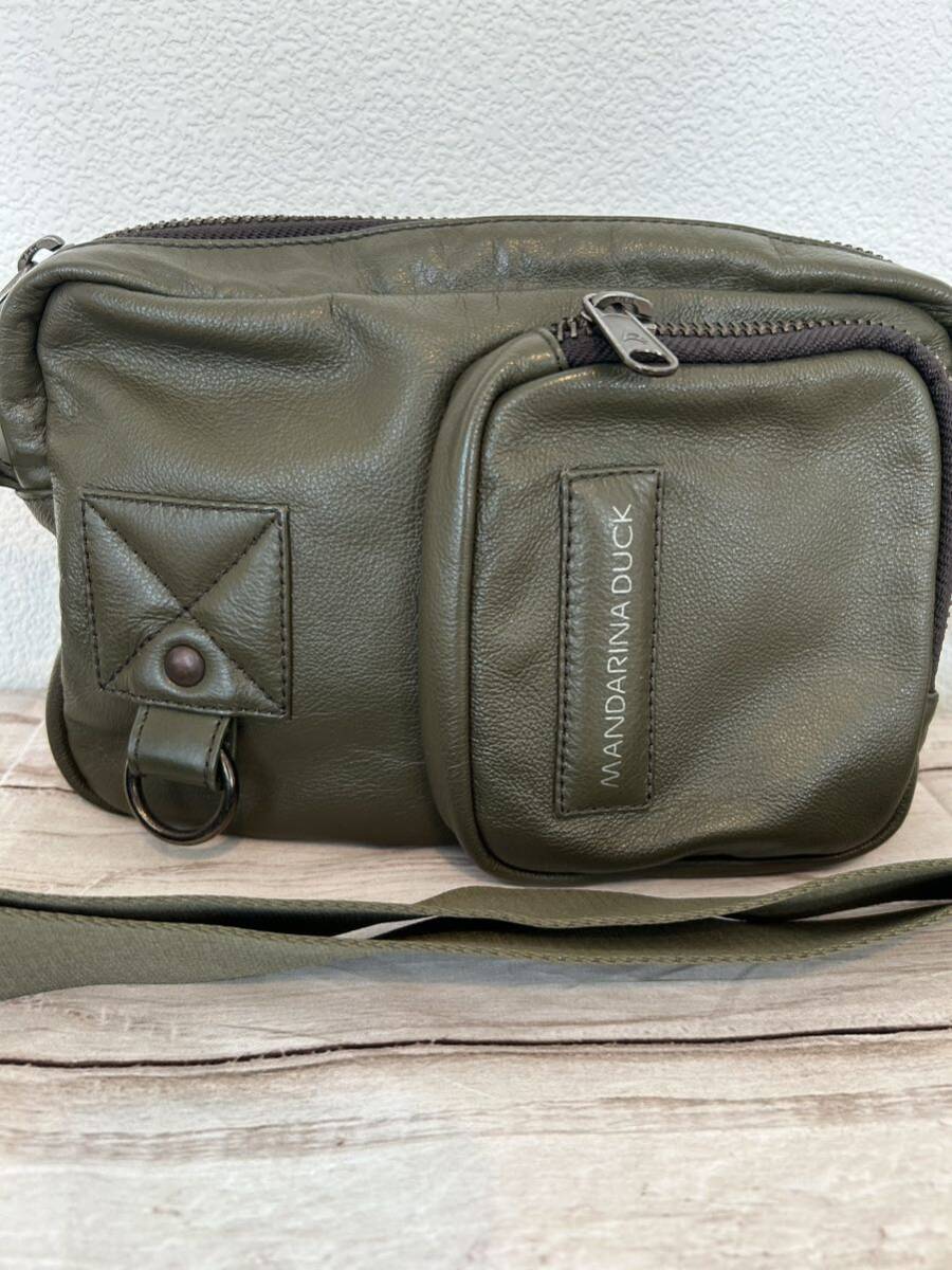 マンダリナダック ショルダー レザー MANDARINA DUCK 鞄 バッグ マンダリナダック ショルダー レザー MANDARINA DUCK 鞄 バッグ