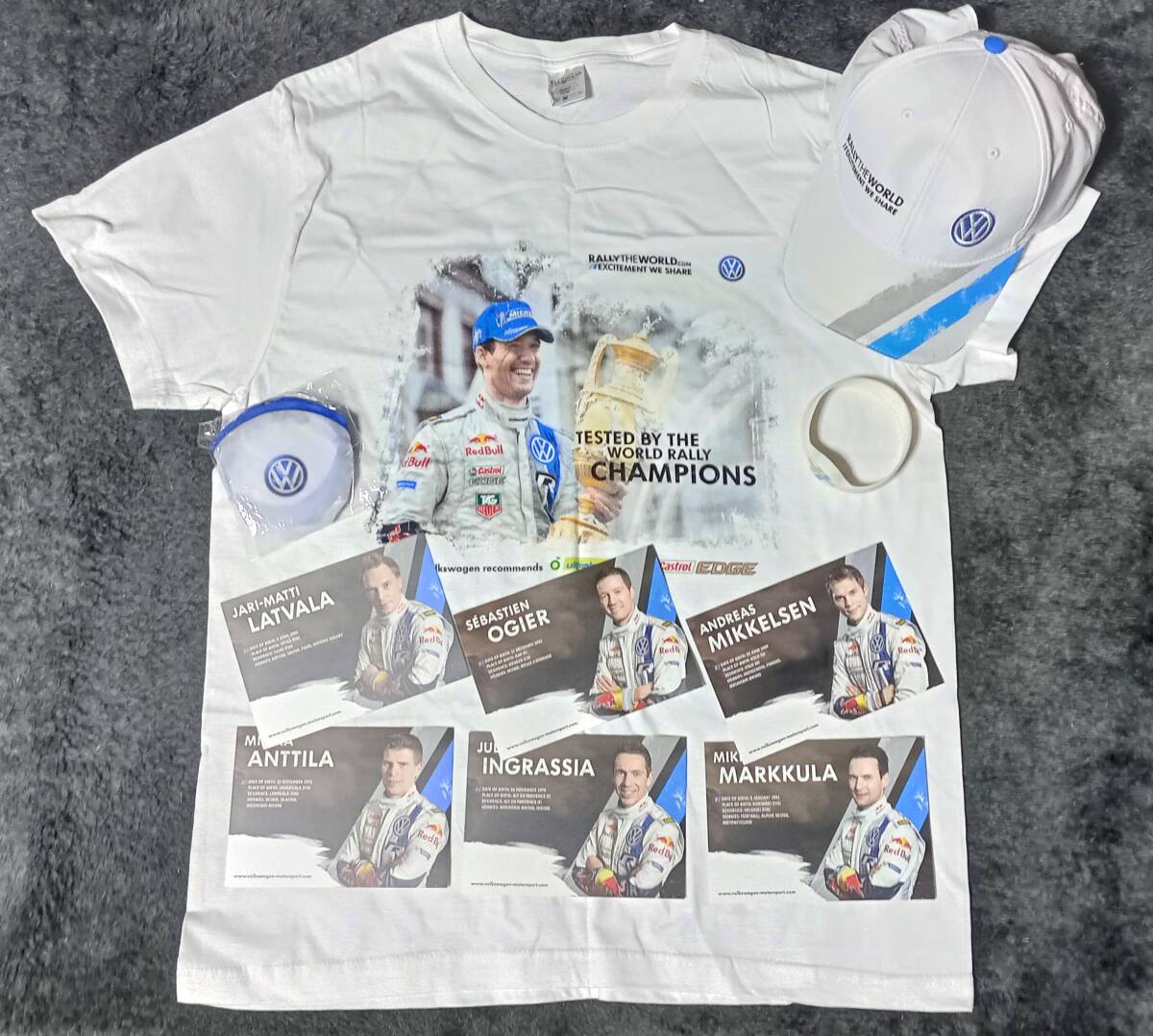 VW WRC オジェ Tシャツ グッズセット ラリー ポロ PORO 世界 VW WRC オジェ Tシャツ グッズセット ラリー ポロ PORO 世界