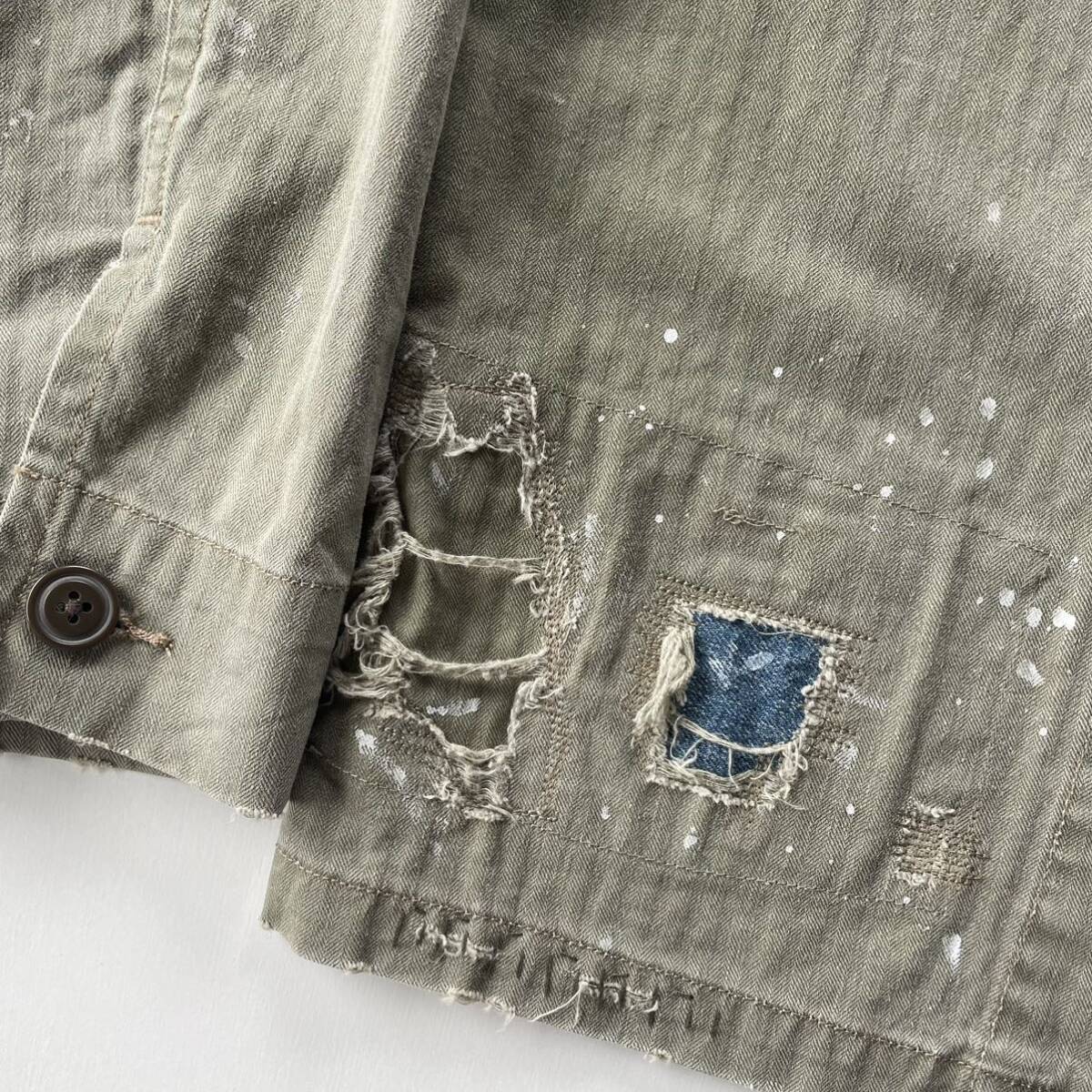 Polo Country “HBT Jacket” S ヘリンボーンツイル ミリタリー Polo Country “HBT Jacket” S ヘリンボーンツイル ミリタリー