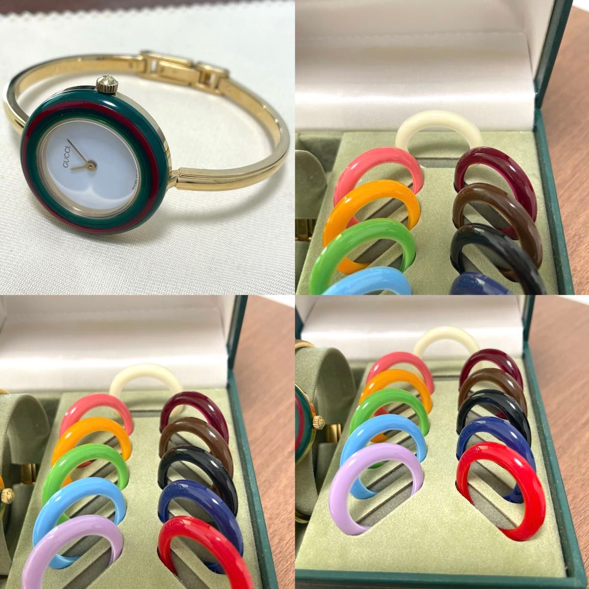 電池交換済み 稼働 極美品 GUCCI チェンジベゼル 腕時計 グッチ 電池交換済み 稼働 極美品 GUCCI チェンジベゼル 腕時計 グッチ