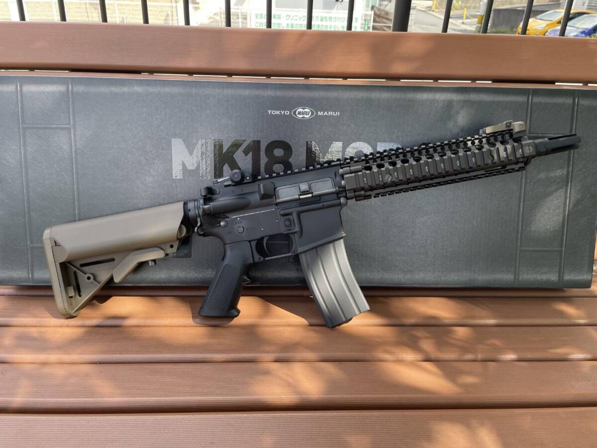 ガスガン マシンガン Mk18 Mod 1 ガスブローバック フルオート ガスガン マシンガン Mk18 Mod 1 ガスブローバック フルオート