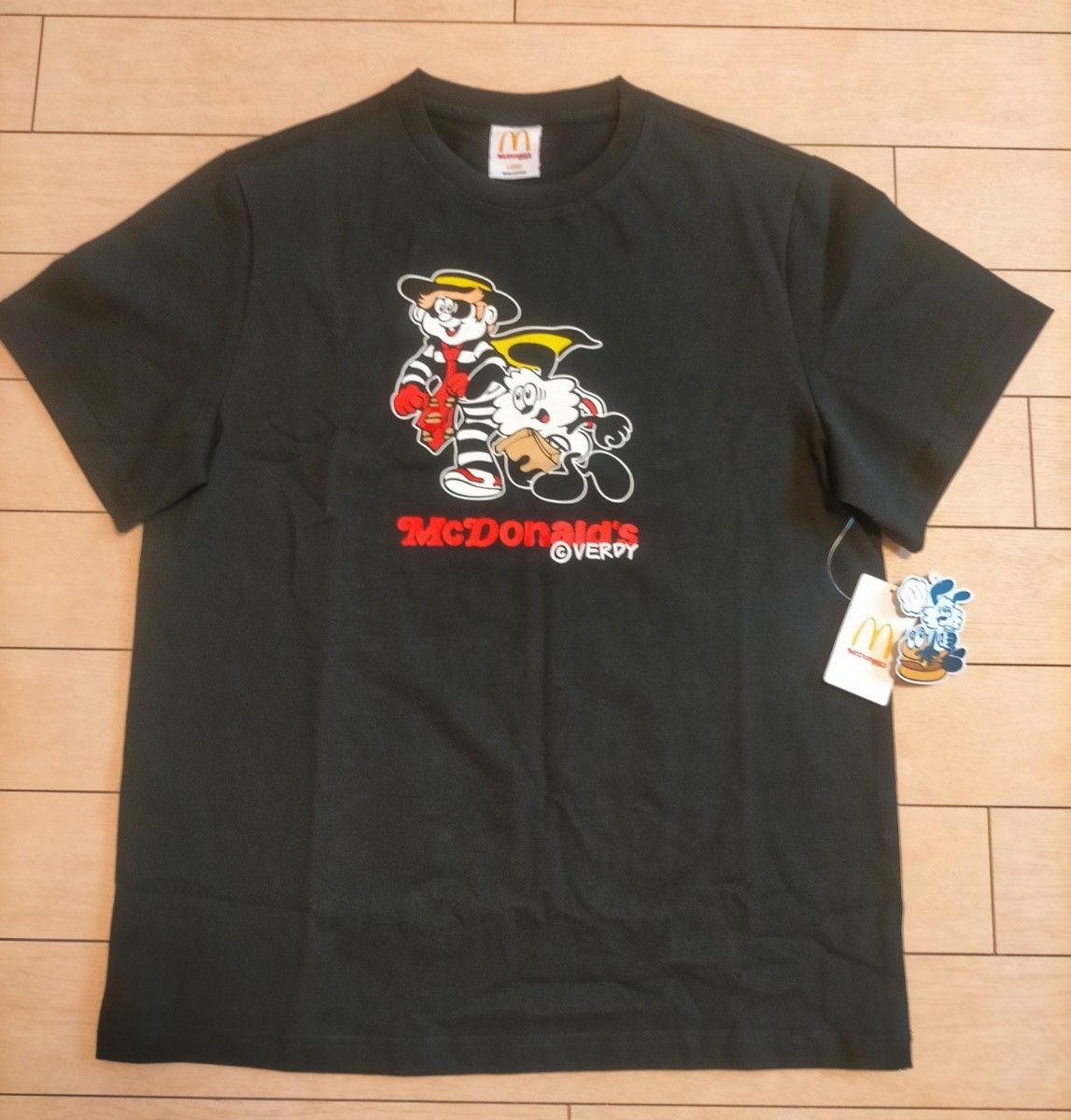 新品 限定品 verdy x mcdonalds 海外発売T シャツ L 黒|Yahoo 新品 限定品 verdy x mcdonalds 海外発売T シャツ L 黒|Yahoo