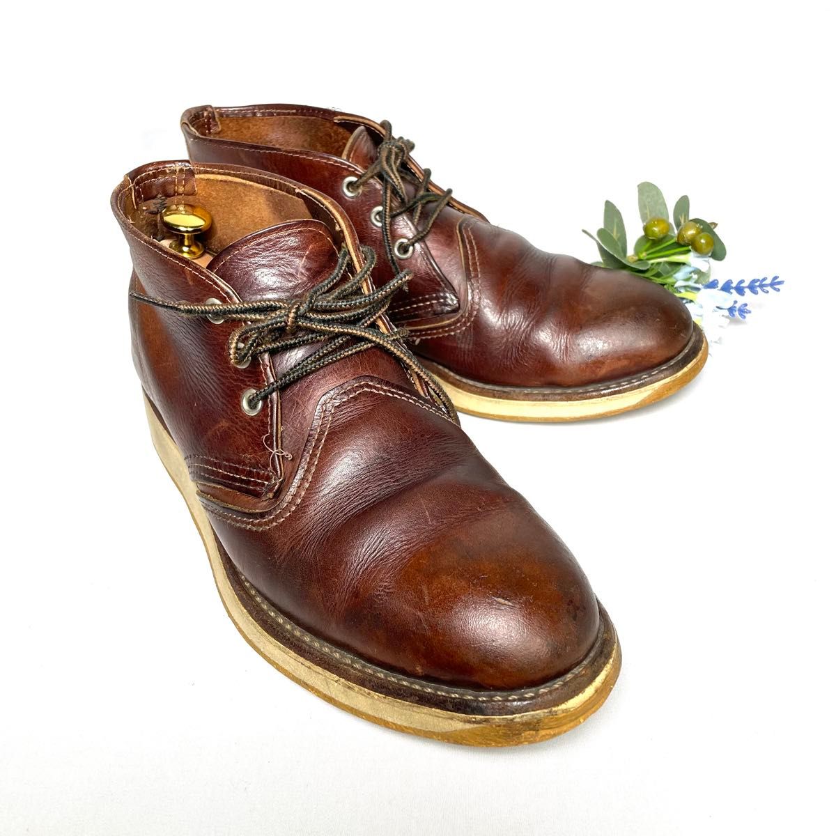 希少】RED WING レッドウィング チャッカブーツ 茶 廃盤 3141 希少】RED WING レッドウィング チャッカブーツ 茶 廃盤 3141
