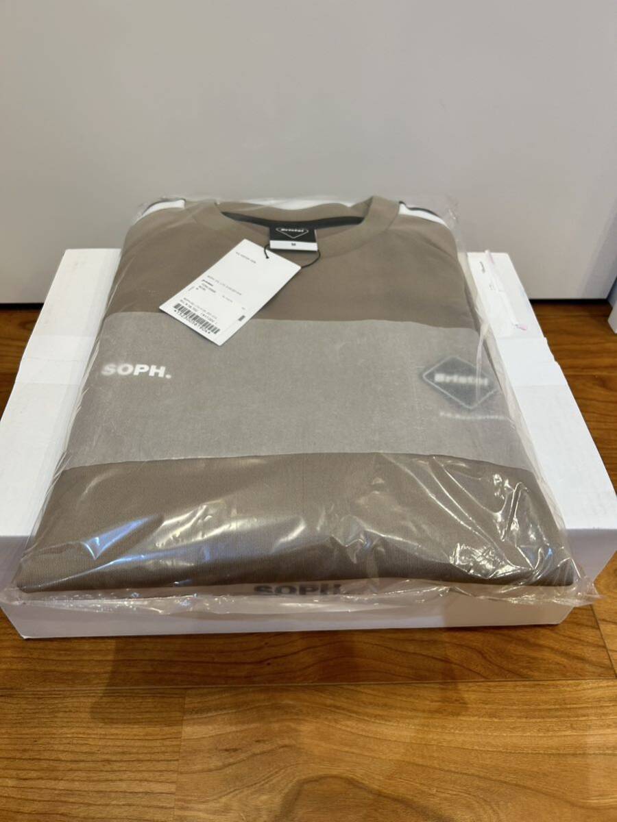 M 新品 送料無料 FCRB 23SS TRAINING TRACK CREWNECK TOP BEIGE M 新品 送料無料 FCRB 23SS TRAINING TRACK CREWNECK TOP BEIGE