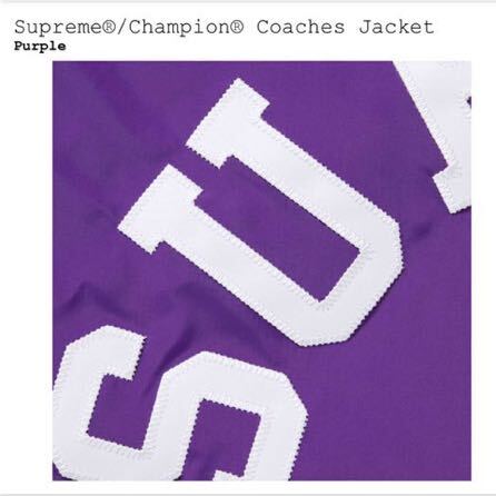 新品】 M 24SS Supreme Champion Coaches Jacket Purple 新品】 M 24SS Supreme Champion Coaches Jacket Purple
