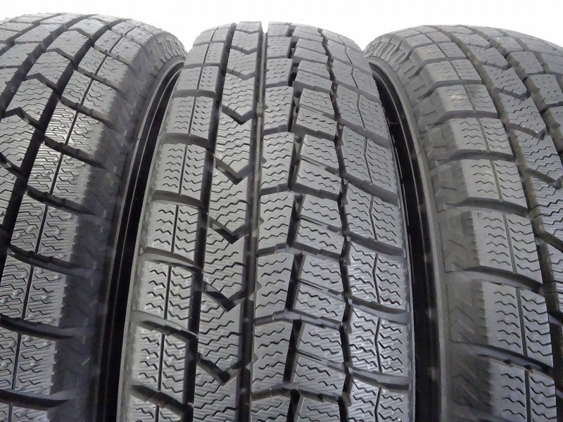  Dunlop WINTER MAXX WM02 145/80R12 74Q*9-9.5 толщина выпуклости 2021 год производства 4шт.@ б/у зимний [ Fukushima departure бесплатная доставка ]FUK-E14382* зима 