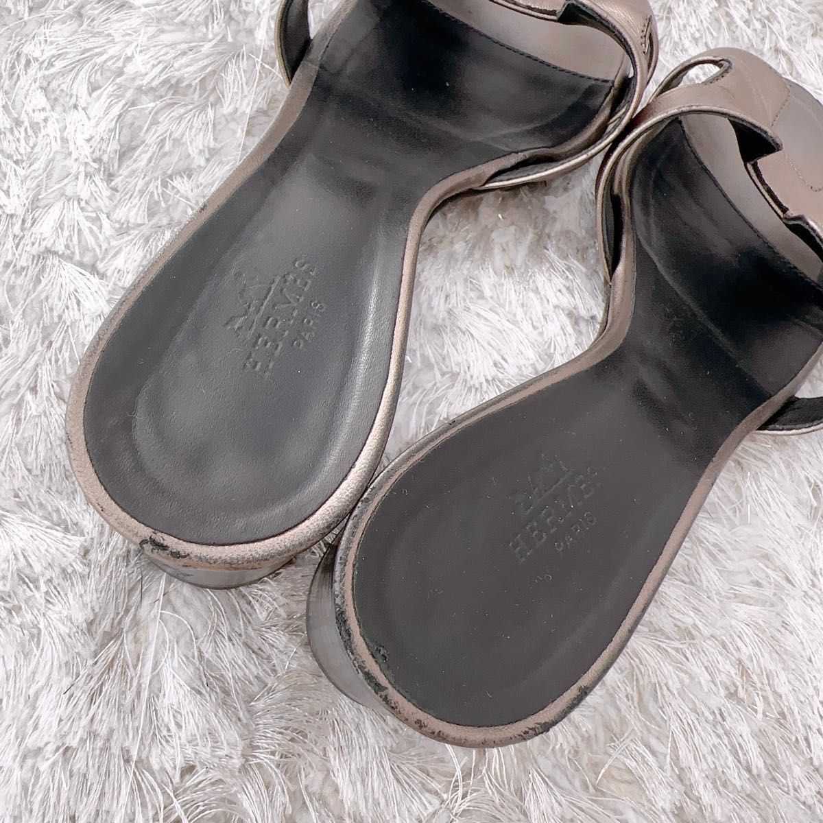 HERMES H エルメス サンダル オランオアジス ミュール フラット HERMES H エルメス サンダル オランオアジス ミュール フラット
