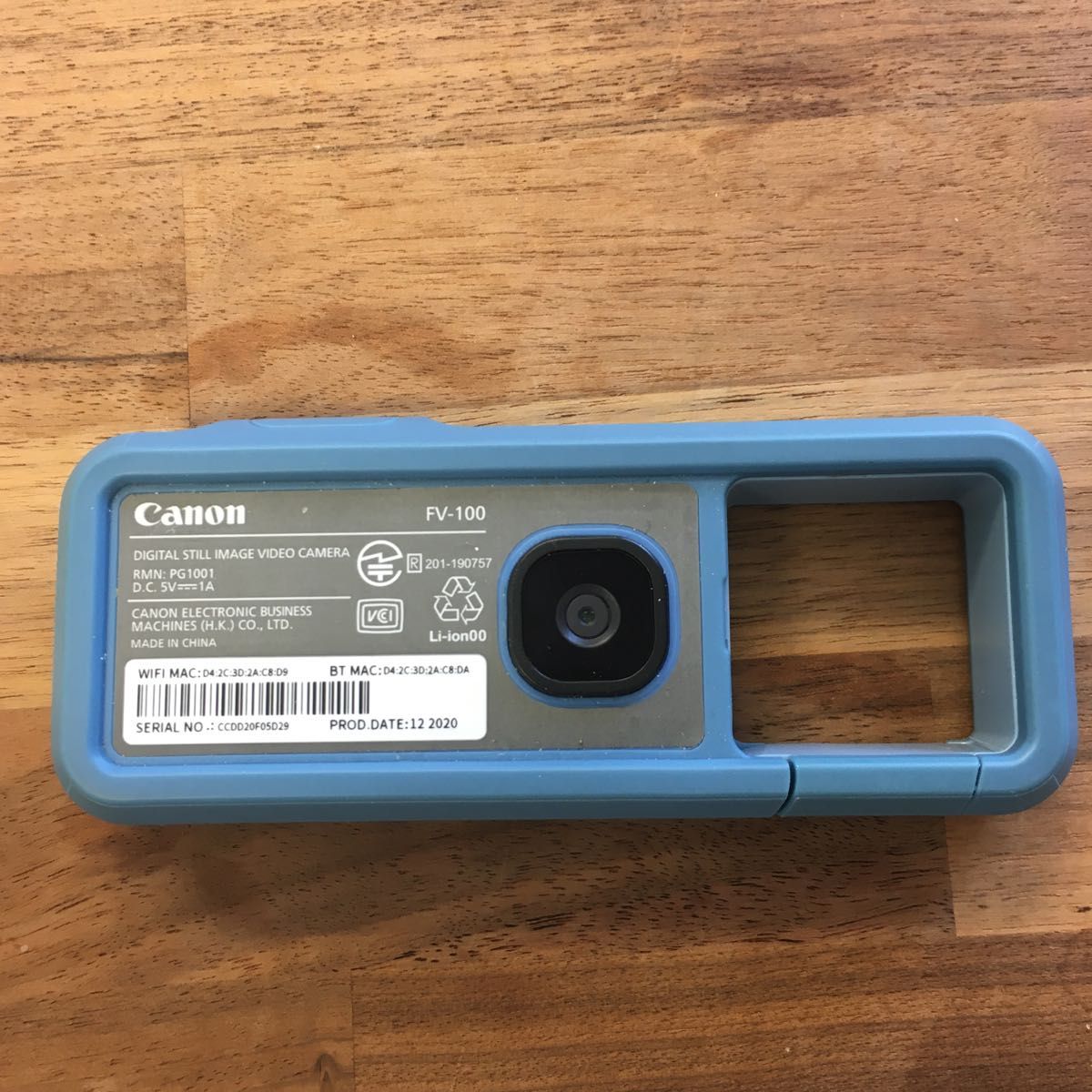 新品Canon iNSPiC REC FV-100 ラブライブ!サンシャイン!! Canon INSPiC REC FV-100 ラブライブ サンシャインAqoursモデル