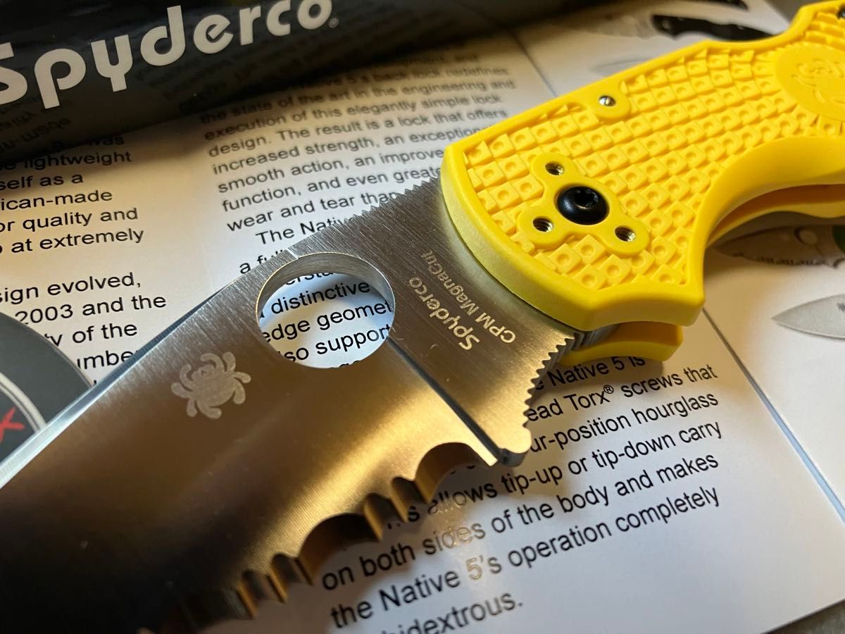 spyderco スパイダルコ Native 5 Salt CPM-MagnaCut|Yahoo spyderco スパイダルコ Native 5 Salt CPM-MagnaCut|Yahoo
