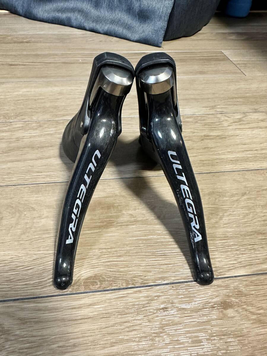 1円スタート 美品 シマノ ULTEGRA ST-6800 STIレバー 左右セット(2x11S)