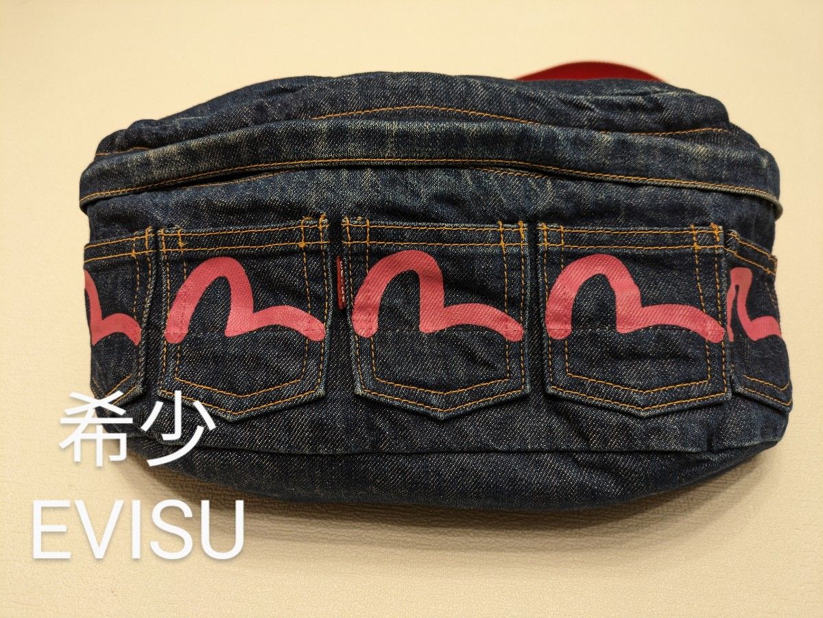 美品】エビス エヴィス ボディーバッグ 希少 廃盤 ウエスト 美品】エビス エヴィス ボディーバッグ 希少 廃盤 ウエスト