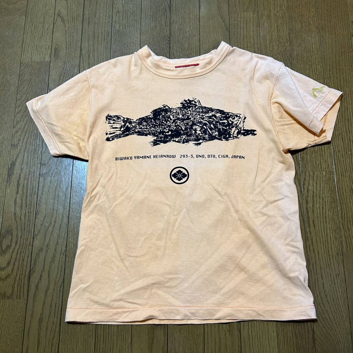 38サイズ EVISU エヴィス ヤマネギャランティード 古着半袖T 38サイズ EVISU エヴィス ヤマネギャランティード 古着半袖T