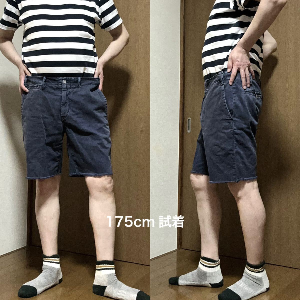 大きめW88cm ポロラルフローレン 古着ショートパンツ ネイビー 大きめW88cm ポロラルフローレン 古着ショートパンツ ネイビー