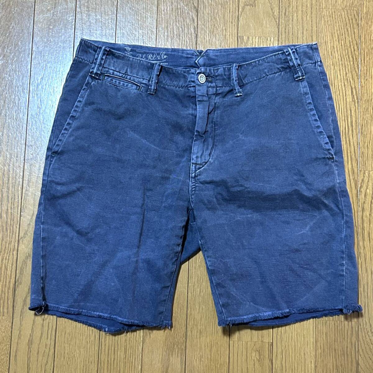 大きめW88cm ポロラルフローレン 古着ショートパンツ ネイビー 大きめW88cm ポロラルフローレン 古着ショートパンツ ネイビー