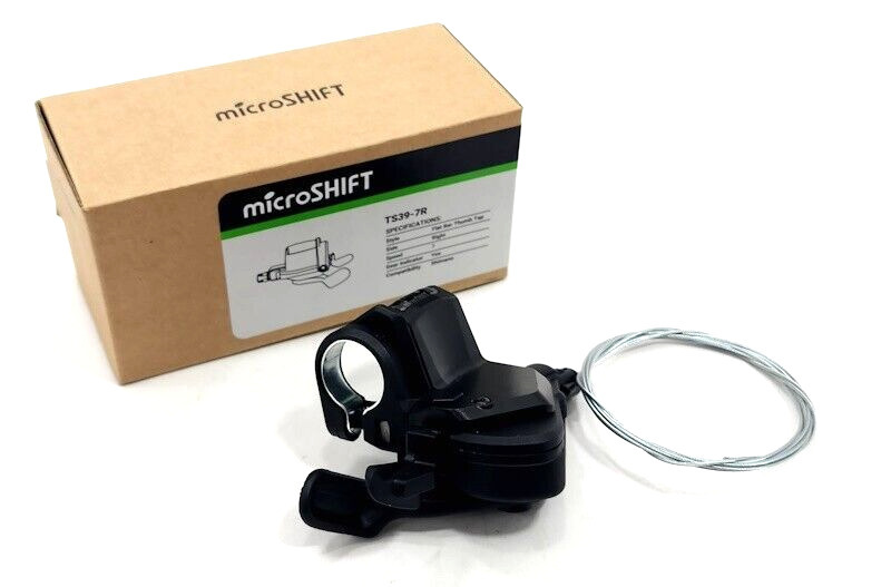 Microshift Mezzo サムタップシフター 7速トリプル光学ギアインジケーター MicroShift Mezzo 7 Speed Right Trigger Shifter 7 Speed