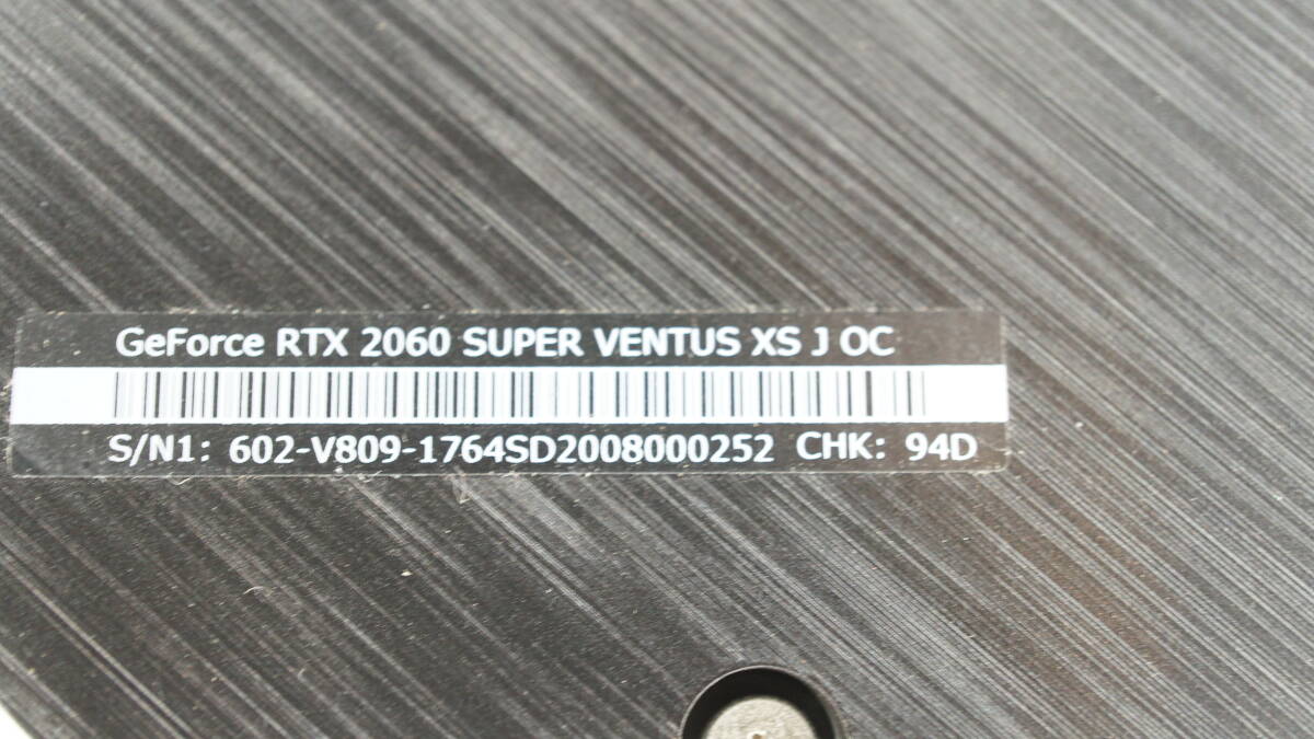 【AI поддержка графика  】NVIDIA GeForce RTX 2060 SUPER MSI GeForce RTX 2060 SUPER VENTUS XS J OC
