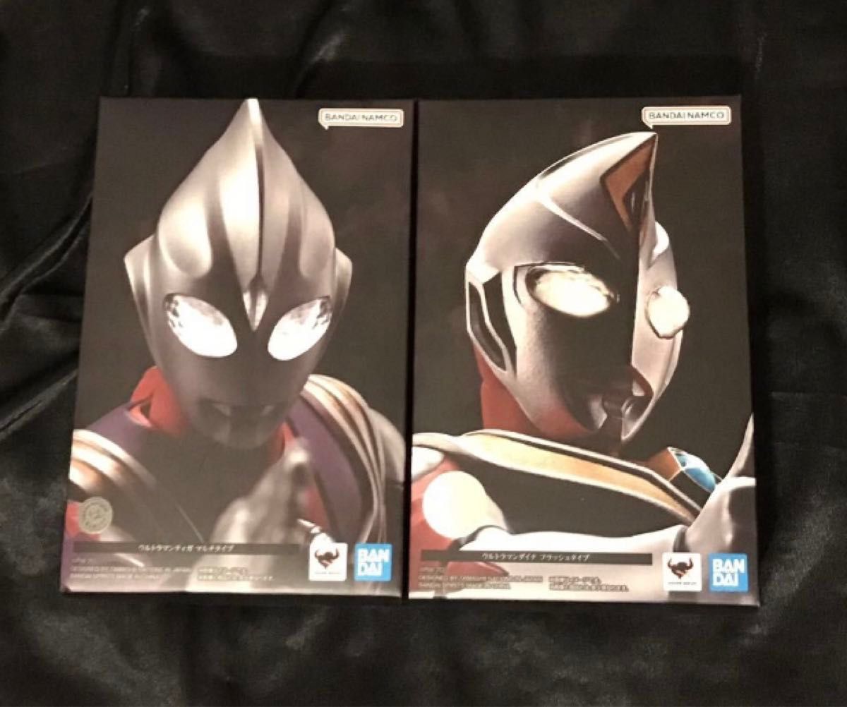 WEB限定カラー 新品 真骨彫 ウルトラマンティガマルチ 再販 ウルトラマンダイナ ウルトラマンティガ