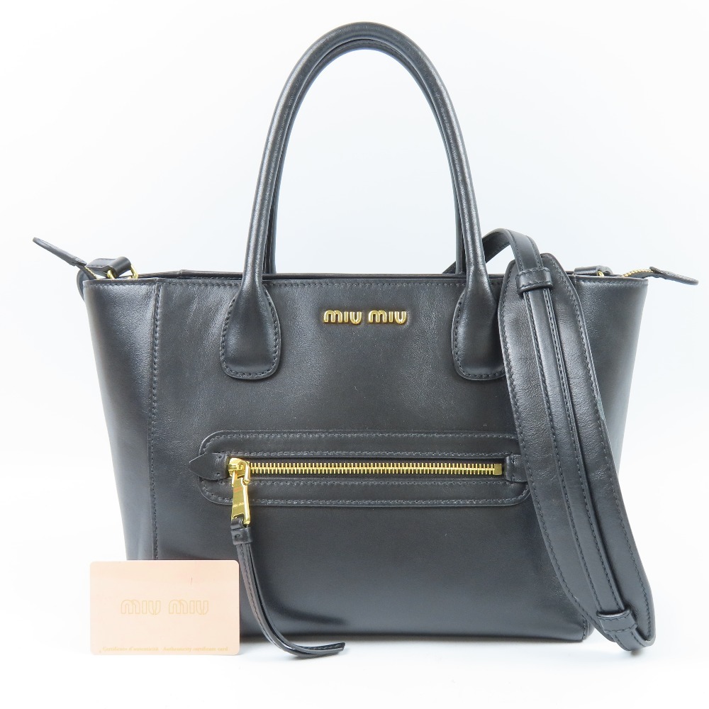 極美品ミュウミュウ 2way ショルダー ハンドバッグ リボン レザー 茶 極美品ミュウミュウ 2way ショルダー ハンドバッグ リボン レザー 茶