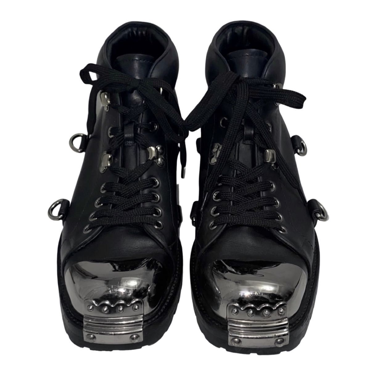 Miu Miu 2006aw Archive Metal Toe Boots ミュウミュウ Miu Miu 2006aw Archive Metal Toe Boots ミュウミュウ