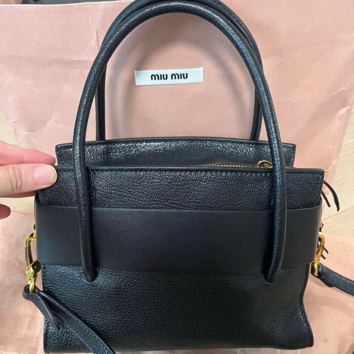 ミュウミュウ バッグ リボン 美品 クロコダイル 入学式 フォーマル ミュウミュウ バッグ リボン 美品 クロコダイル 入学式