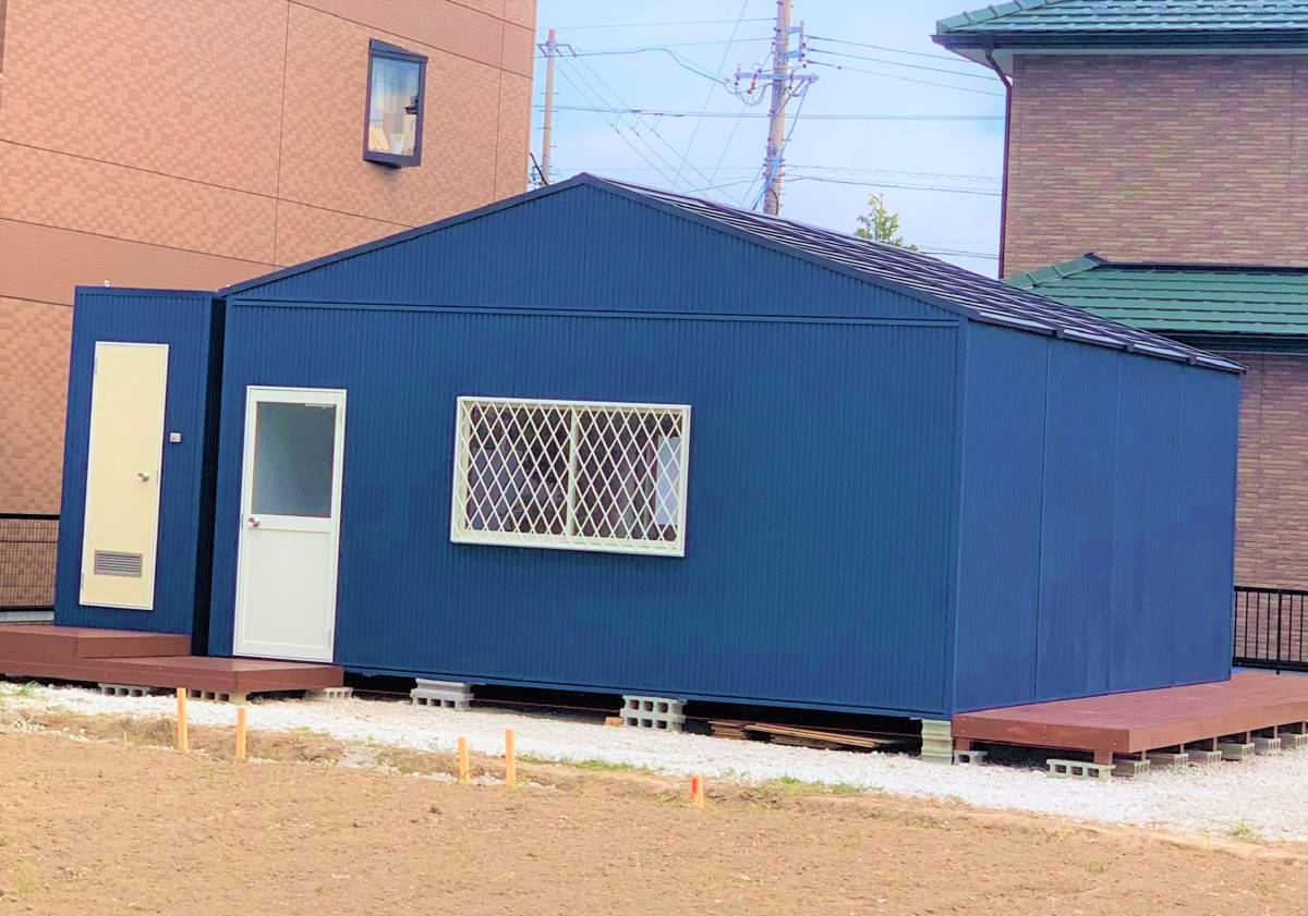 三角屋根 プレハブ オーダーメイド はなれ 事務所 住宅 サロン 教室 