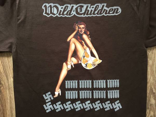 フライトジャケット Tシャツ Wild Children 　エアフォース　　　_画像2