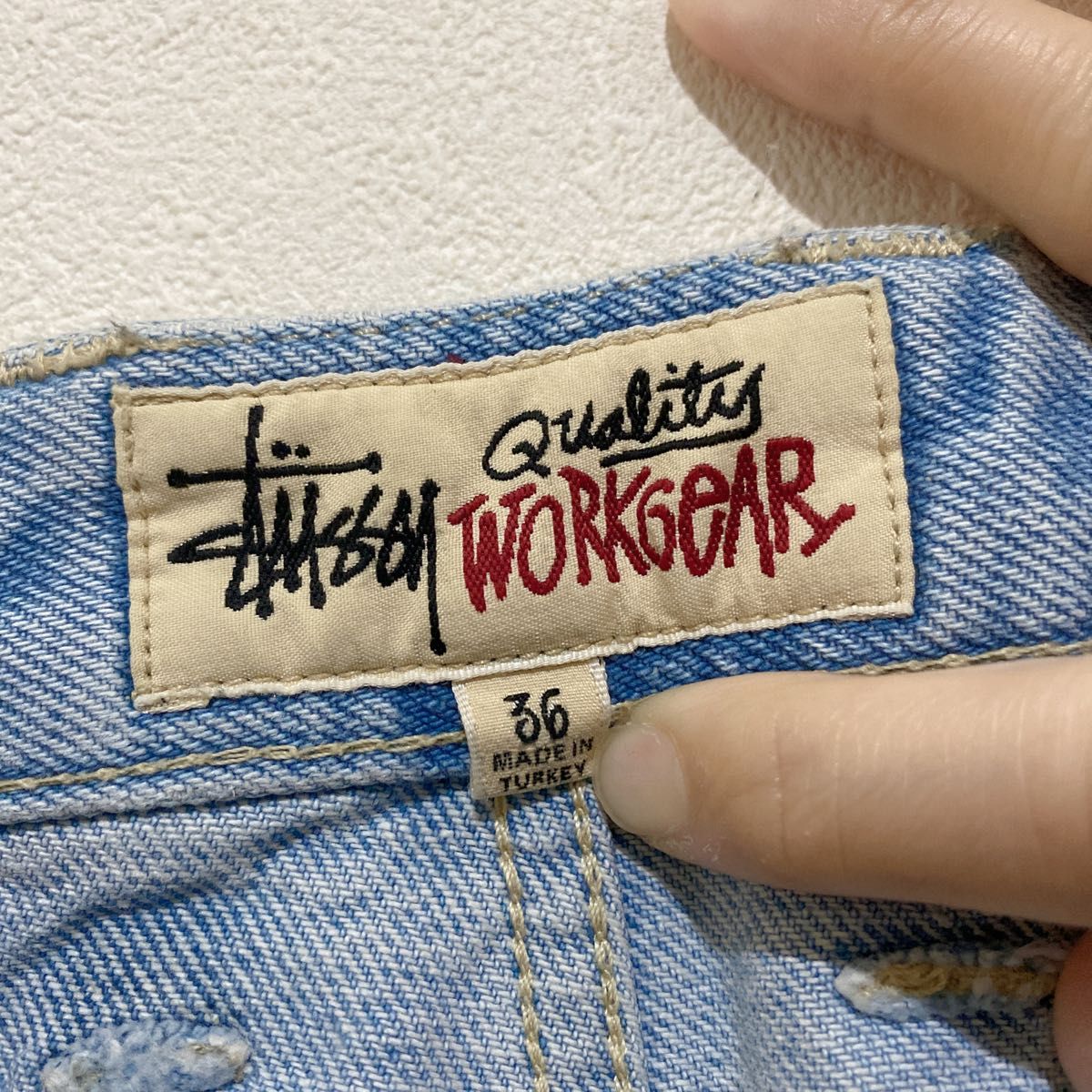 Stussy ダブルニー デニム バギー 極太 良カラー|Yahoo!フリマ Stussy ダブルニー デニム バギー 極太 良カラー|Yahoo!フリマ