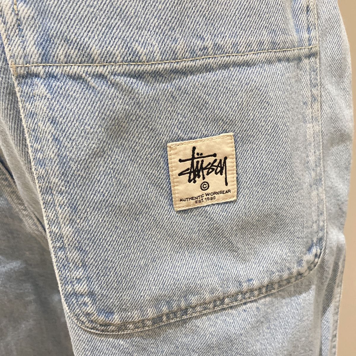 Stussy ダブルニー デニム バギー 極太 良カラー|Yahoo!フリマ Stussy ダブルニー デニム バギー 極太 良カラー|Yahoo!フリマ
