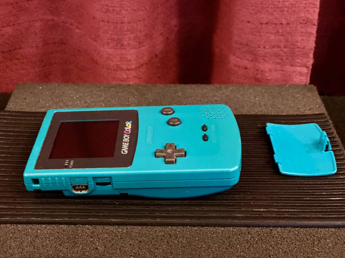 GAMEBOY COLOR 動作確認済 (外観美品) レアなブルー GBA GAMEBOY COLOR 動作確認済 (外観美品) レアなブルー GBA