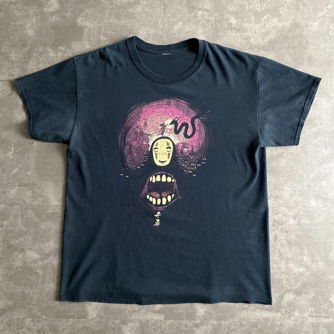 スペシャル 00s 千と千尋の神隠し プロモ Tシャツ 実寸 L/XL 黒 スペシャル 00s 千と千尋の神隠し プロモ Tシャツ 実寸 L/XL 黒