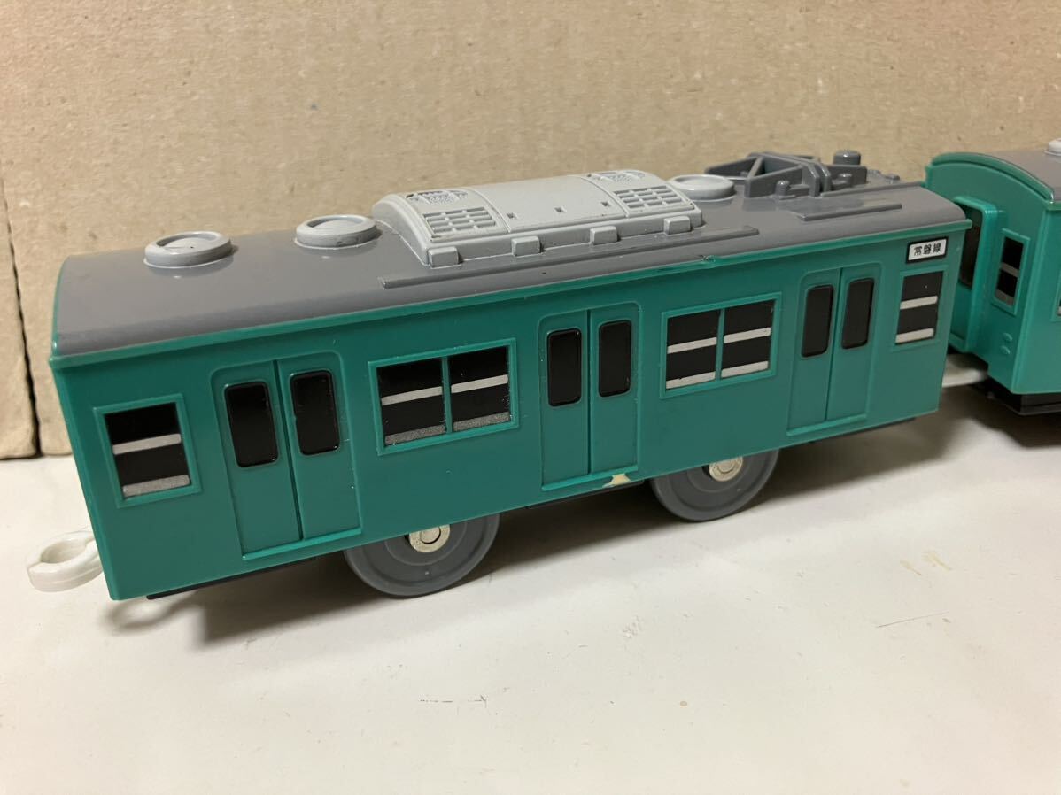 2024-25 秋冬新作 プラレール【103系 スカイブルー・エメラルドグリーン 通勤電車 車両単品