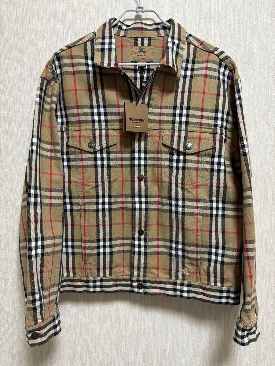 Supreme / Burberry Denim Trucker Jacket Supreme / Burberry Denim Trucker Jacket