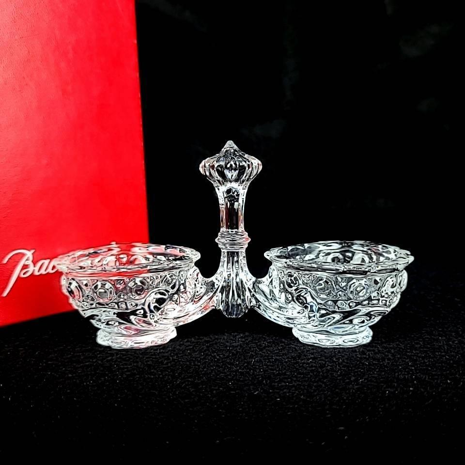 未使用 バカラ Baccarat ローザス ソルト&ペッパー 調味料入れ 未使用 バカラ Baccarat ローザス ソルト&ペッパー 調味料入れ