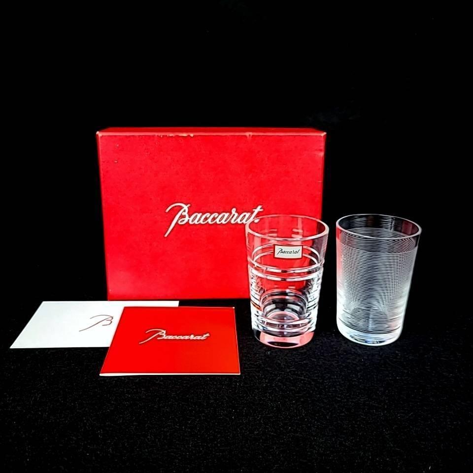 未使用 バカラ Baccarat ショットグラス タンブラーXS 2客 ペア 未使用 バカラ Baccarat ショットグラス タンブラーXS 2客 ペア
